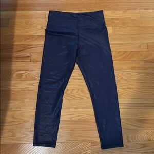 Zyia Light n’Tight Navy Blue Shimmer Leggings